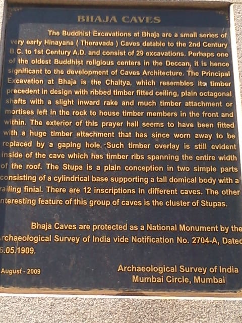 Bhaja Caves ancient Buddhist rock-cut architecture
