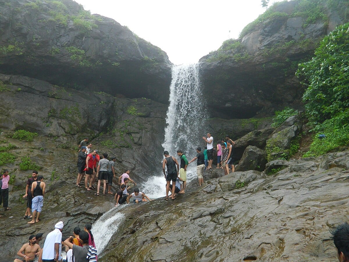 Tiger's Leap viewpoint overlooking the valley near Lonavala